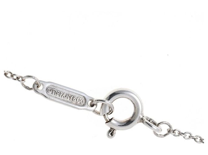 Autre Marque Collana con pendente Tiffany & Co. 1837 Interlocking Circle Argento D'oro - vista 6