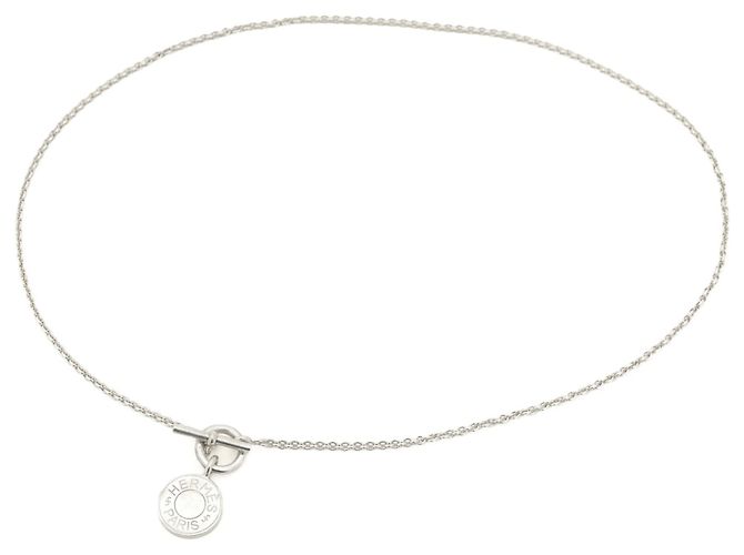 Hermès Colar Hermes Amulette H Confetti Prata - vista 3