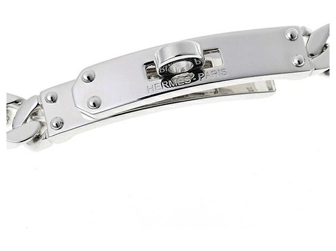 Hermès Bracciale Hermes Kelly Gourmet TPM Ag925 Silver Argento - vista 4