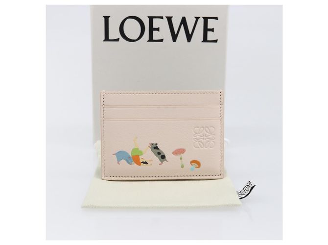 Tarjetero LOEWE de piel Rosa Auth 167702M - vista 12