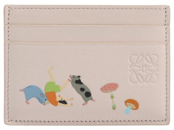 Tarjetero LOEWE de piel Rosa Auth 167702M - vista 13