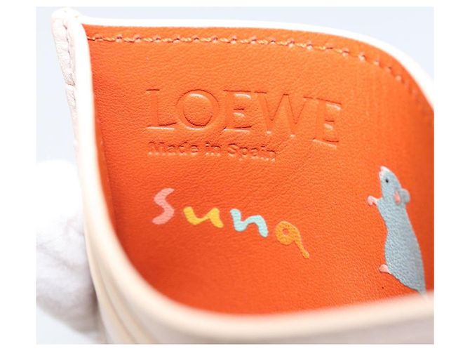 Tarjetero LOEWE de piel Rosa Auth 167702M - vista 8