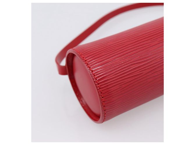 LOUIS VUITTON Epi Soufflot Pouch Red LV Auth ka6262A Rosso - vista 14