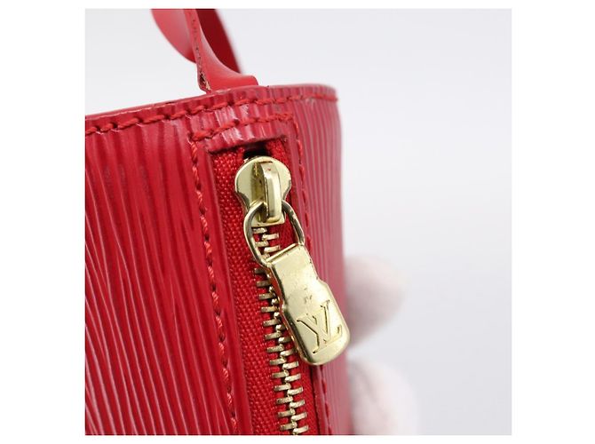 LOUIS VUITTON Epi Soufflot Pouch Red LV Auth ka6262A Rosso - vista 18