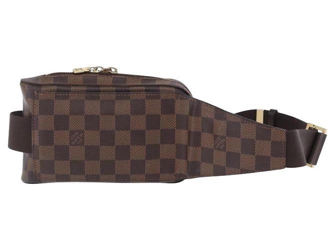 LOUIS VUITTON Damier Ebene Geronimos Schultertasche N51994 LV Auth LN135 - Ansicht 2