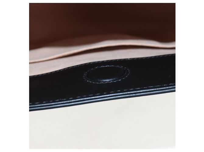 Borsa a mano GUCCI Bamboo Sherry Line in pelle 2way Nero Oro 453764 Auth 203194V D'oro - vista 26