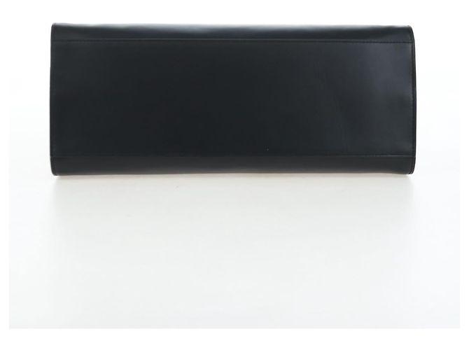 Borsa a mano GUCCI Bamboo Sherry Line in pelle 2way Nero Oro 453764 Auth 203194V D'oro - vista 5