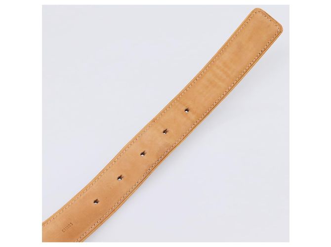 LOUIS VUITTON Monogram Mat Ceinture Belt Noir M6858 LV Auth BA15595 Nero Monogramma - vista 10