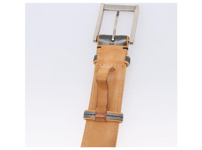 LOUIS VUITTON Monogram Mat Ceinture Belt Noir M6858 LV Auth BA15595 Nero Monogramma - vista 6