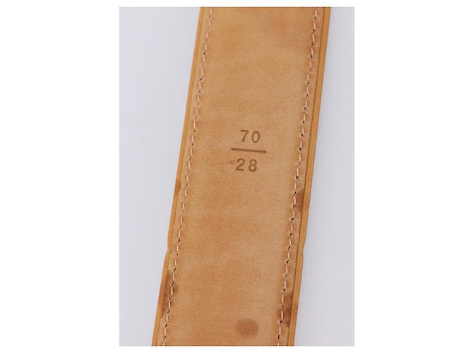 LOUIS VUITTON Monogram Mat Ceinture Belt Noir M6858 LV Auth BA15595 Nero Monogramma - vista 7