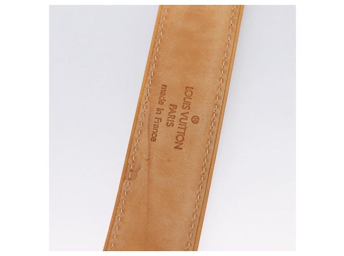 LOUIS VUITTON Monogram Mat Ceinture Belt Noir M6858 LV Auth BA15595 Nero Monogramma - vista 8