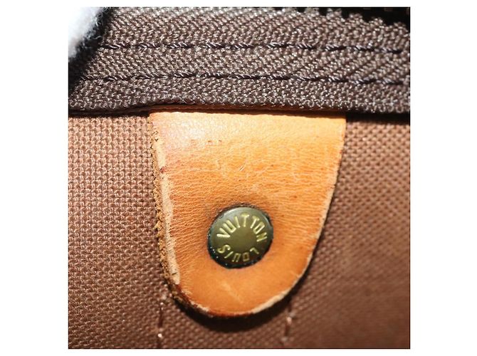 LOUIS VUITTON Monogram Keepall 55 Boston Bag M41424 LV Auth 199400 Monograma - vista 12