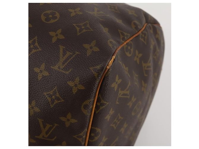 LOUIS VUITTON Monogram Keepall 55 Boston Bag M41424 LV Auth 199400 Monograma - vista 15