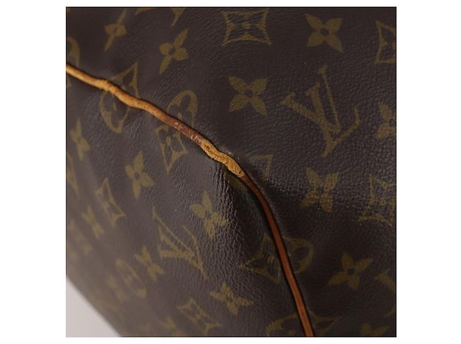 LOUIS VUITTON Monogram Keepall 55 Boston Bag M41424 LV Auth 199400 Monograma - vista 16