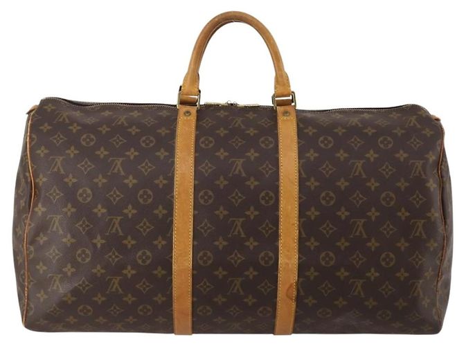 LOUIS VUITTON Monogram Keepall 55 Boston Bag M41424 LV Auth 199400 Monograma - vista 2