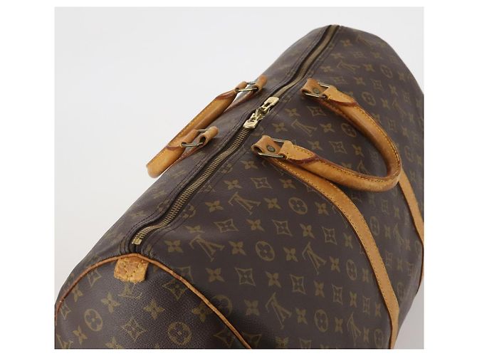 LOUIS VUITTON Monogram Keepall 55 Boston Bag M41424 LV Auth 199400 Monograma - vista 6