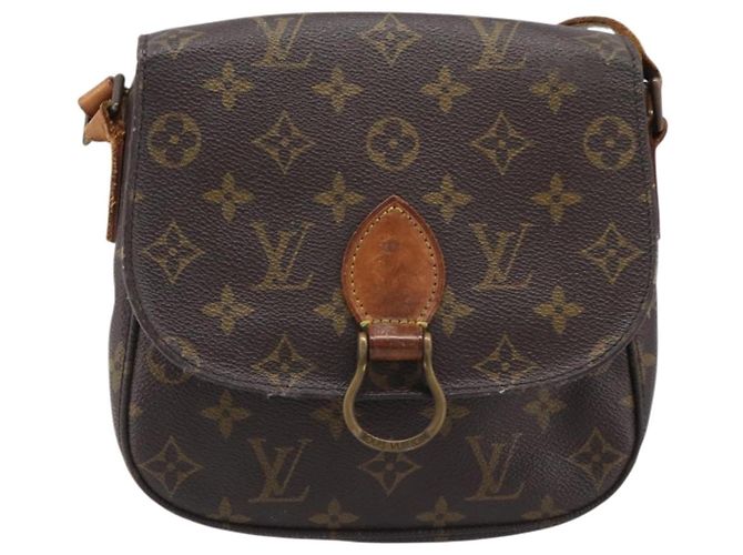 Borsa a tracolla LOUIS VUITTON Monogram Saint Cloud MM M51243 LV Auth 204033 Monogramma - vista 13