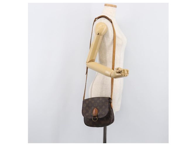 Borsa a tracolla LOUIS VUITTON Monogram Saint Cloud MM M51243 LV Auth 204033 Monogramma - vista 30
