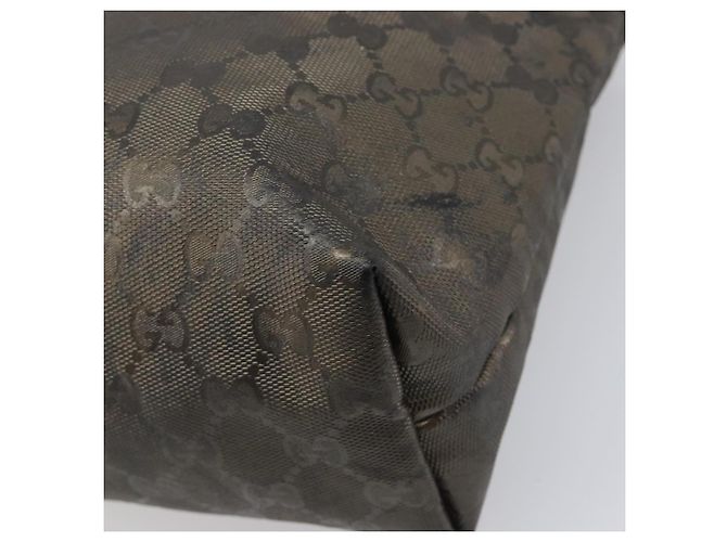 Borsa GUCCI GG Implementation PVC Gold Silver 211138 Auth 204428 Argento D'oro - vista 16
