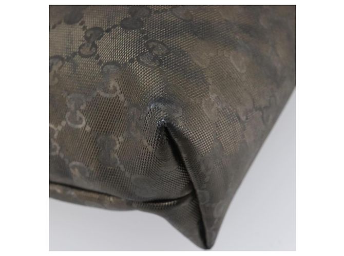 Borsa GUCCI GG Implementation PVC Gold Silver 211138 Auth 204428 Argento D'oro - vista 17