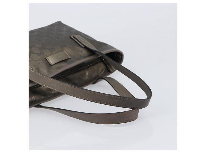 Borsa GUCCI GG Implementation PVC Gold Silver 211138 Auth 204428 Argento D'oro - vista 8
