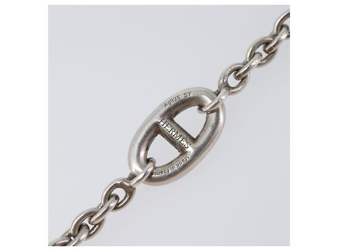 Hermès Pulseira HERMES Farandole ST Ag925 Silver Auth 204142M Prata - vista 12