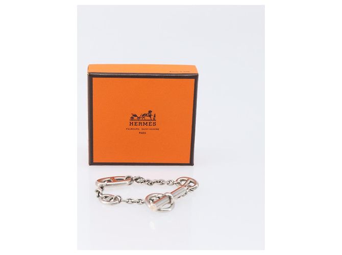 Hermès Pulseira HERMES Farandole ST Ag925 Silver Auth 204142M Prata - vista 14