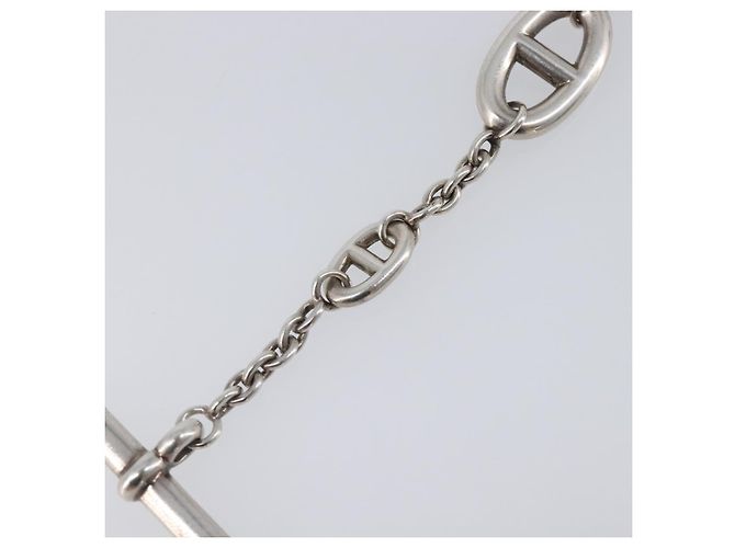 Hermès Pulseira HERMES Farandole ST Ag925 Silver Auth 204142M Prata - vista 3