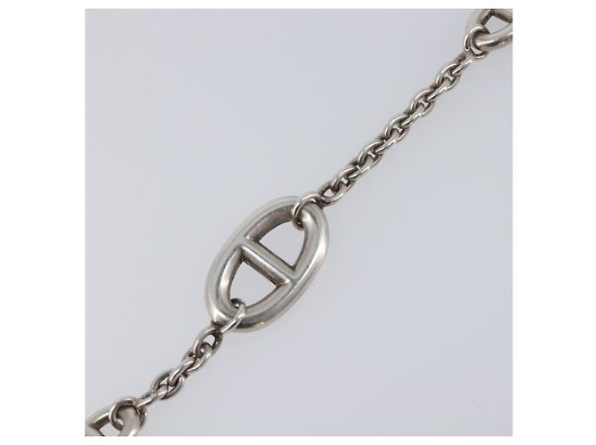 Hermès Pulseira HERMES Farandole ST Ag925 Silver Auth 204142M Prata - vista 4