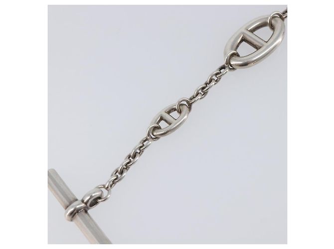 Hermès Pulseira HERMES Farandole ST Ag925 Silver Auth 204142M Prata - vista 8