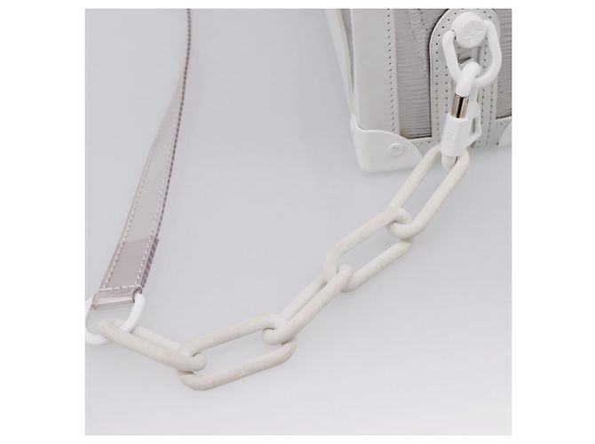 LOUIS VUITTON Epi Plage Soft Trunk Shoulder Bag Clear M55602 LV Auth ka6296V - vista 10