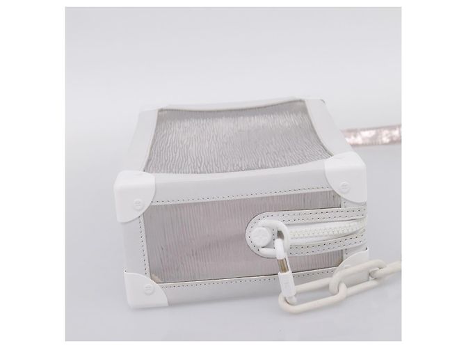 LOUIS VUITTON Epi Plage Soft Trunk Shoulder Bag Clear M55602 LV Auth ka6296V - vista 4