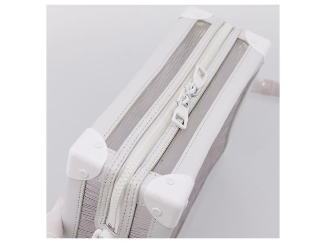 LOUIS VUITTON Epi Plage Soft Trunk Shoulder Bag Clear M55602 LV Auth ka6296V - vista 6