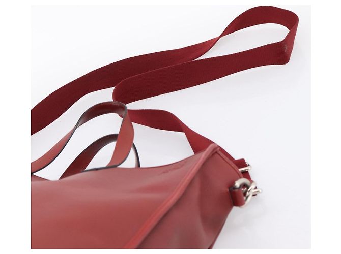 LOEWE Handtasche aus Leder 2way rot silber authentisch 205076 - Ansicht 15