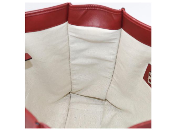 LOEWE Handtasche aus Leder 2way rot silber authentisch 205076 - Ansicht 23