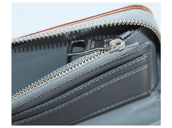 LOUIS VUITTON Monogram Mirror Zippy Wallet Vertical Silver M80808 Auth 205814A Argento Monogramma - vista 11