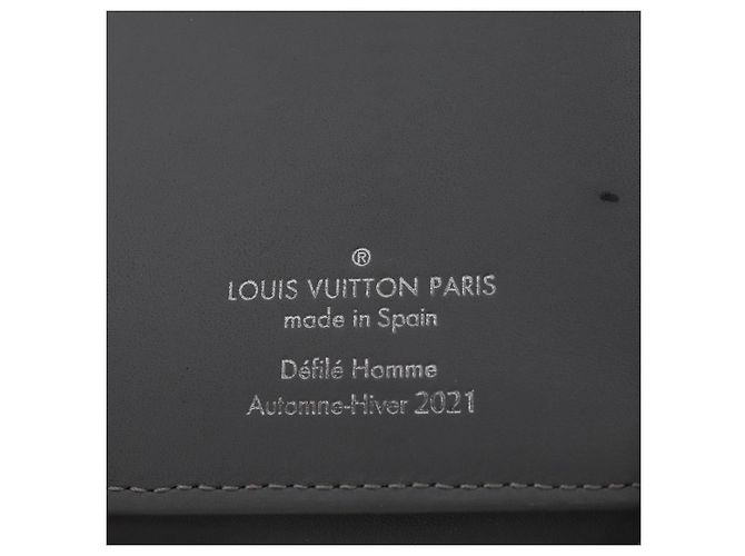 LOUIS VUITTON Monogram Mirror Zippy Wallet Vertical Silver M80808 Auth 205814A Argento Monogramma - vista 18