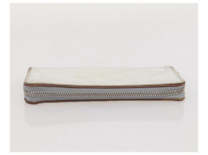 LOUIS VUITTON Monogram Mirror Zippy Wallet Vertical Silver M80808 Auth 205814A Argento Monogramma - vista 3