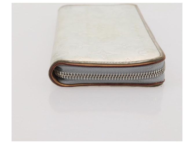 LOUIS VUITTON Monogram Mirror Zippy Wallet Vertical Silver M80808 Auth 205814A Argento Monogramma - vista 7