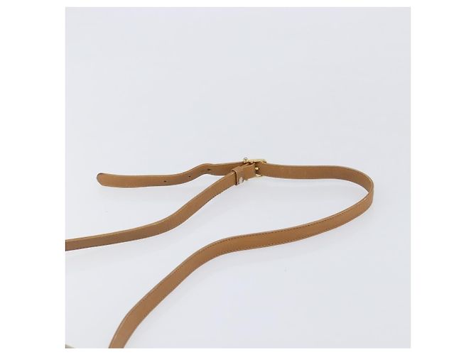 Céline Bolsa de Ombro CELINE Macadam Canvas PVC Beige Gold Auth ki6828 Bege Dourado - vista 14