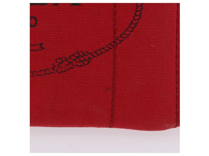 Borsa a mano PRADA Canapa PM Canvas 2way Orange Gold Auth 205107 D'oro Arancione - vista 2