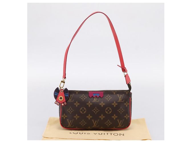 LOUIS VUITTON Monogram Totem Pochette Accessoires Pouch M41669 LV Auth BA15818V Monogramma - vista 12