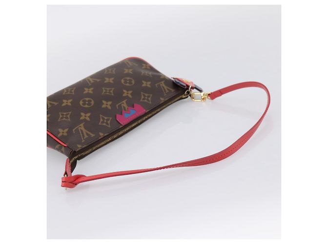 LOUIS VUITTON Monogram Totem Pochette Accessoires Pouch M41669 LV Auth BA15818V Monogramma - vista 7
