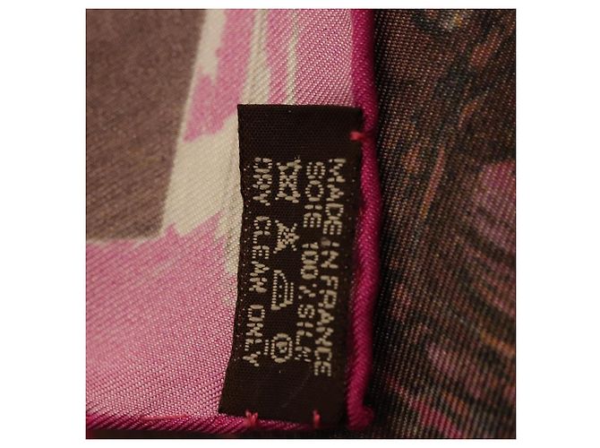 Hermès HERMES Carre 90 Seidentuch Rosa Auth 198386M Pink - Ansicht 23