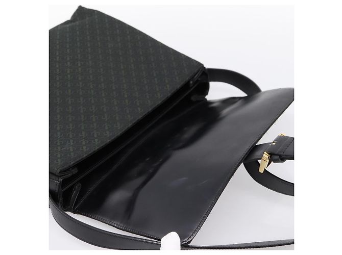 Borsa a tracolla LOEWE Canvas Green Gold Tone Auth 204750V Verde - vista 17