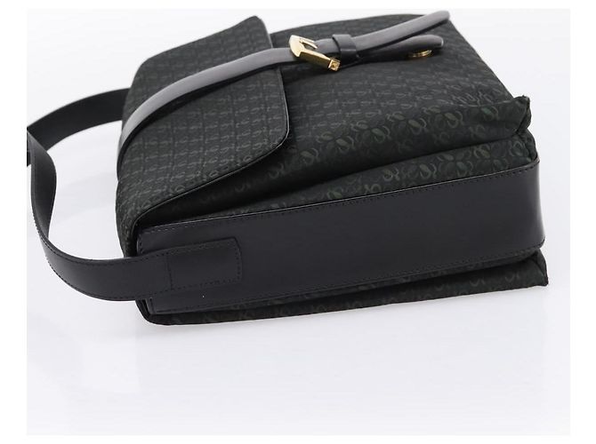 Borsa a tracolla LOEWE Canvas Green Gold Tone Auth 204750V Verde - vista 3
