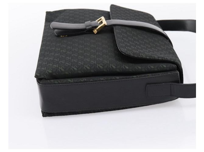 Borsa a tracolla LOEWE Canvas Green Gold Tone Auth 204750V Verde - vista 4