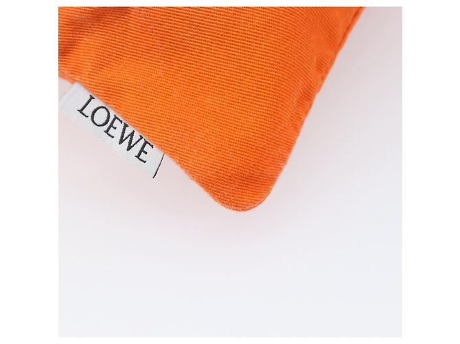 LOEWE Parauzui Visa Collaboration Purse Pouch Canvas Orange Auth 203609 - Ansicht 17