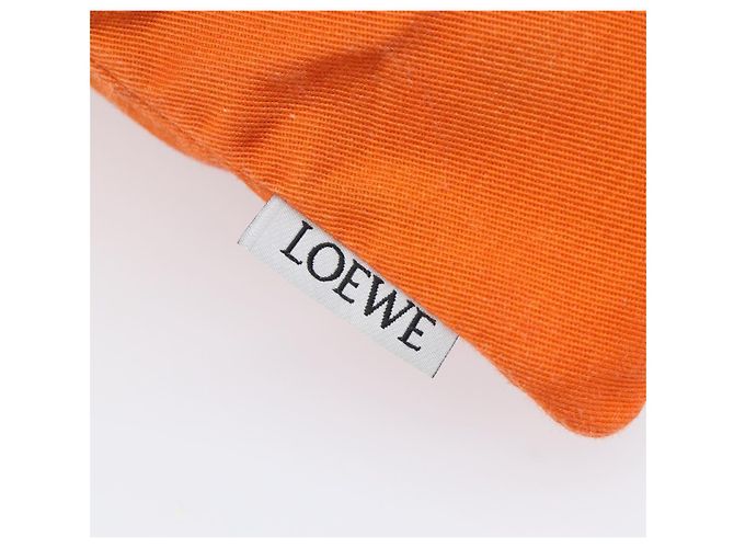LOEWE Parauzui Visa Collaboration Purse Pouch Canvas Orange Auth 203609 - Ansicht 18