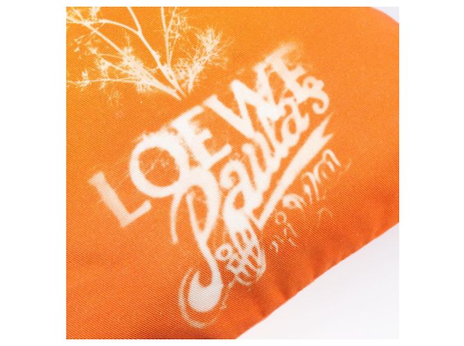 LOEWE Parauzui Visa Collaboration Purse Pouch Canvas Orange Auth 203609 - Ansicht 19